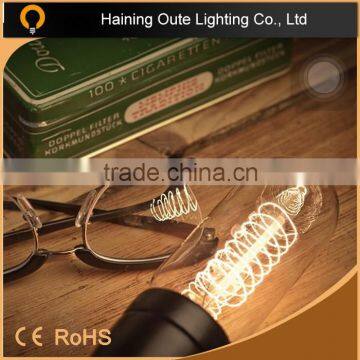 Tungsten clear Edison filament bulbs decorative filament vintage light bulbs