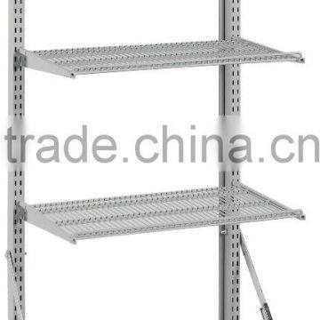 Low Price Powder Coating Finish Moving Foladable Metal Supermarket Rack photo-3
