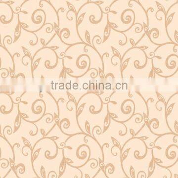 New repeat leaf wallpaper with reasonable price