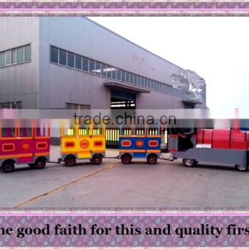 Good quality amusement park mini bettery tourist train for visitor