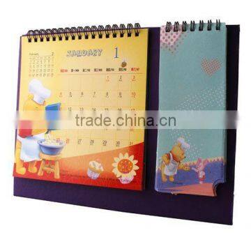 hot sale table calendar 2013 with notepad