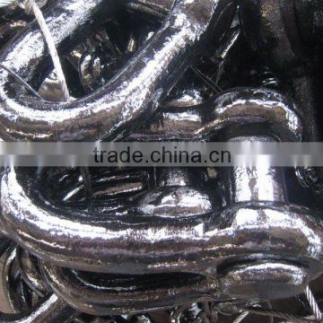 black painted anchor shackle