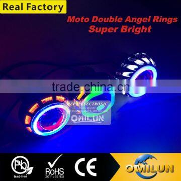 Factory Direct Double Angel Lamp Lens With Motorcycle Headlight/12 Warranty Months Quality Choice photo-2