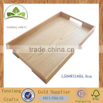 wooden serving tray