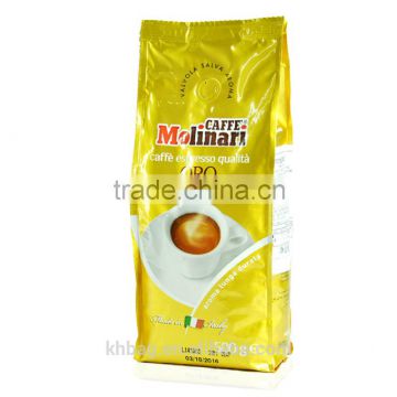 side gusset coffee bag with valve