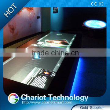 ChariotTech great price, infrared touch screen table with 4:3 and 16:9 fromat,dual-touch for interactive advertising