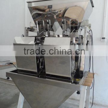 TOPY-VW2 2-head automatic weighing packaging machine, digital weighing machine, automatic linear weigher