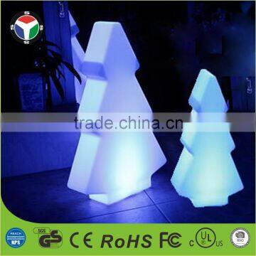 plastic CE ROHS UL LED Chrismas tree shape light with lithium battery