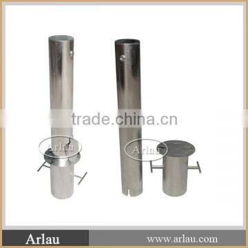 (BR-002) Outdoor Park Stainless Steel Removable Bollard