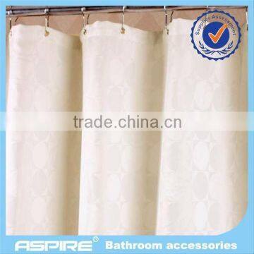 Jacquard polyester shower curtain