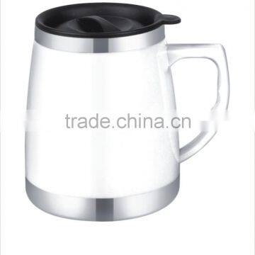 500ml double wall stainless steel coffee mug