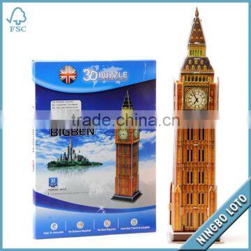 World's Great Architecture 3D Puzzle for BIG BEN