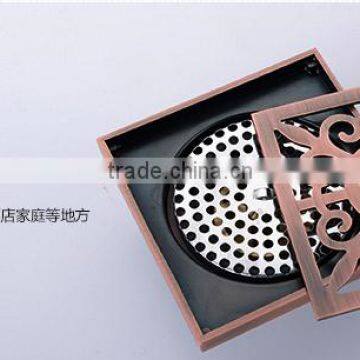 LABRAZE LE8503H Bathroom/kitchen Brass Floor Drains With Antique Brushed photo-4