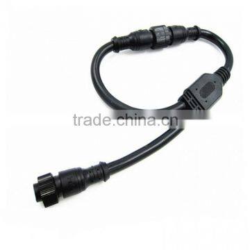 IP66 IP67 IP68 2pin 3pin 4pin male and female waterproof power cable connector