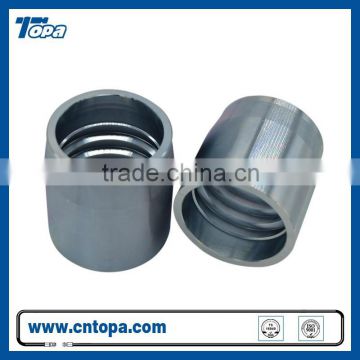 00400 No skive Carbon steel hydraulic hose fitting ferrule