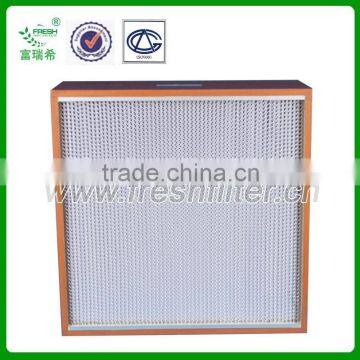 HEPA filter with aluminum alloy frame