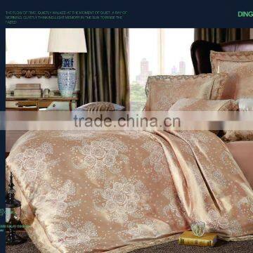 100%Cotton Jacquard Bedding Set,lace duvet cover