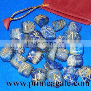 Lapis Lazuli Rune Set | Runes For Sale | Wiccan Rune Set For Sale