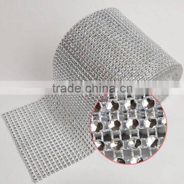 Silver Bling Diamond Mesh Chain Ribbon for Cake Decoration photo-5
