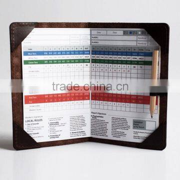 Square and Portable Leather Golf Scorecard Holder photo-6