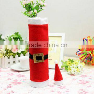Christmas Decorative Wine Bottle Bag / Table Dinner Christmas Decoration / Christmas Bottle Sets photo-5