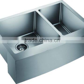 Stainless Steel Hand Made Apron Front Kitchen Sink GR-3021DR