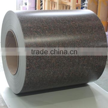 Marble pattern roofing material coated steel coil