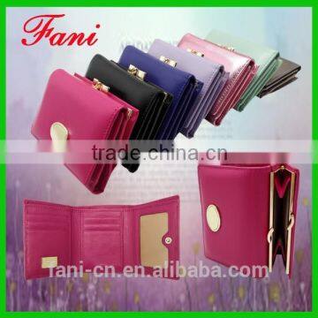2015 new arrival kids leather wallets and purses / clutch leather purse