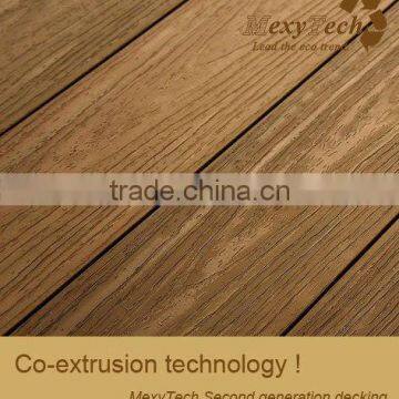 new co-extrusion wpc decking -wood texture flooring