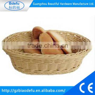 Popular Oval PP Plastic Woven Bread Basket