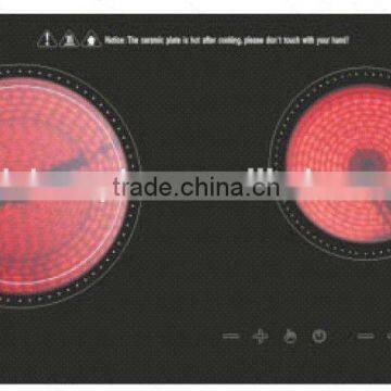 Grade A black crystal full panel induction cooker