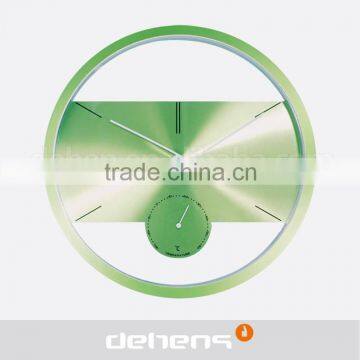 DEHENG 12'' metal colourful quartz clock hot