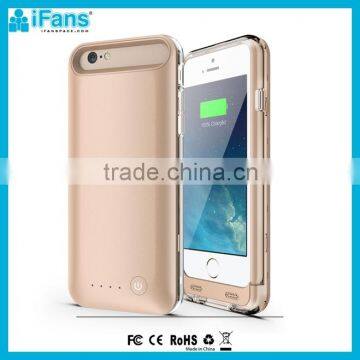OEM MFI 3100mAh Backup Power Case For iPhone 6s With Changeable Frame
