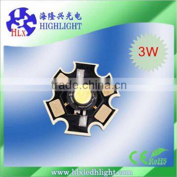 3W, butterfly-shaped 180-230lm eco-friendly high power led module chip, 2700-7000K