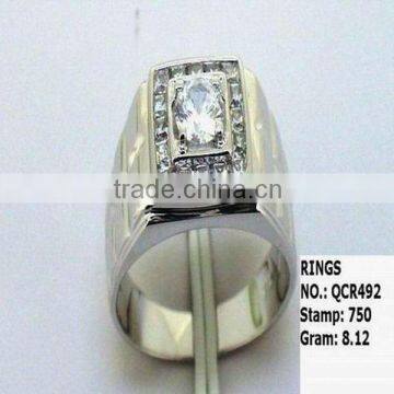 QCR492 Handmade and Elegant Design 925 Sterling Silver Ring