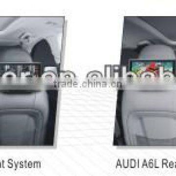 Entertainment Android 10.1'' Car TFT LCD Headrest for Audi