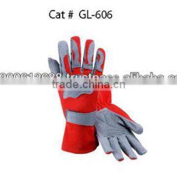 Red And Gray Karting Gloves