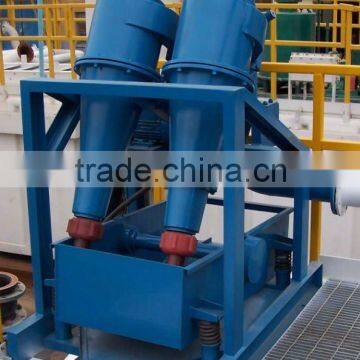 Desander for drilling mud purification
