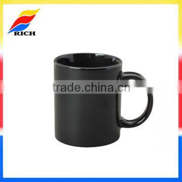 2016 Personalized logo printing matt black coffee mug