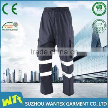 high quality cotton reflective working pants wholeslae working trousers in spring custom cotton trousers