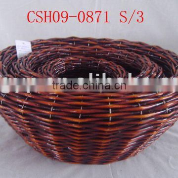 willow basket for garden or plant