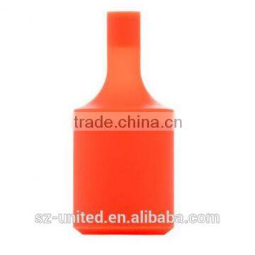 Orange silicone lamp covers