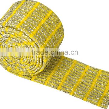 Household Knitting Machines dish sponge raw material ployester scouring pad material in rolls