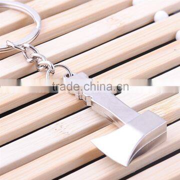 hot sale axe shape Metal Keychain Metal Tags Keyring