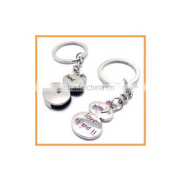 Metal keychain with special logo and words