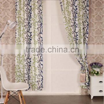 100% polyester fabric Jacquard Printed Curtain Panel