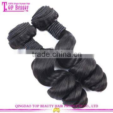 Top Quality Grade 7a Peruvian Hair Loose Wave 100% Unprocessed Virgin Human Hair Weaving photo-4