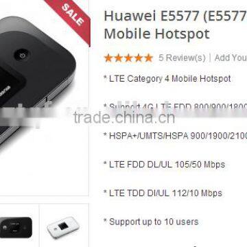 Huawei Unlock Mobile Router LTE FDD Wireless Portable 4g Wifi Hotspot E5577