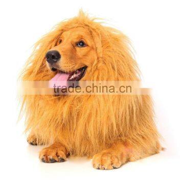 Lion Mane for Dog, Dog Costume for Dog Large Pet Festival Party Fancy Lion Hair Dog Clothes Dress