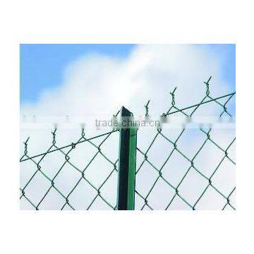 PVC Coating Rhombus Mesh Fence